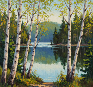 View Through the Birches