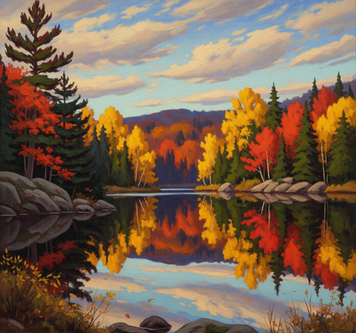 Autumn Glory at Restful Lake